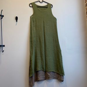 Long Reversible silk Dress from independent boutique store